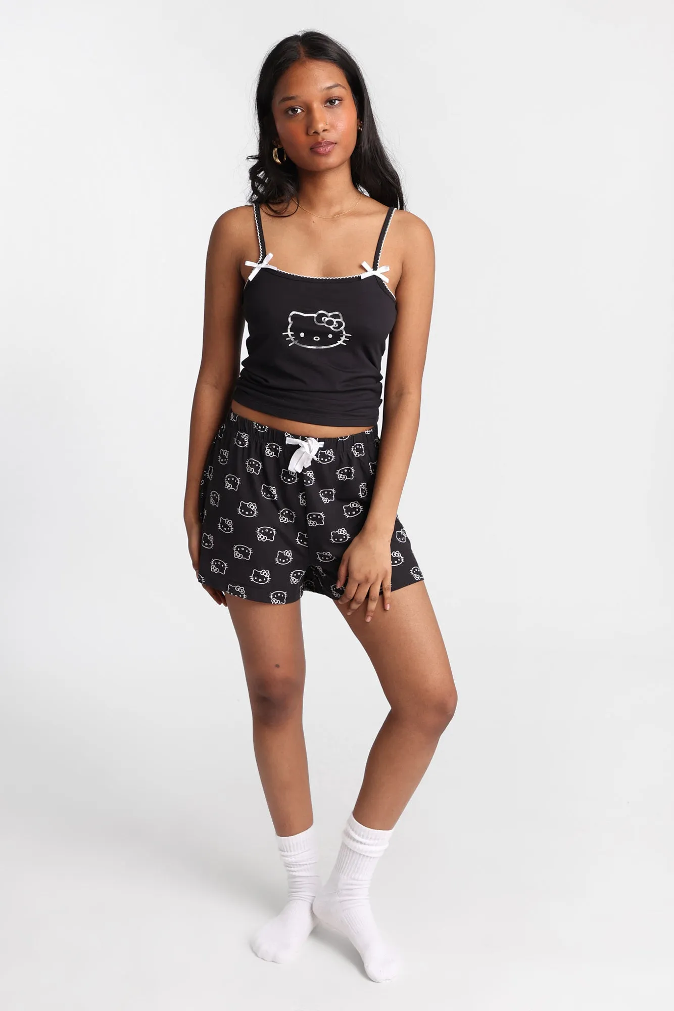 Ensemble camisole et short pyjama imprimé cerises Hello Kitty sold by West49 product image thumbnail 5
