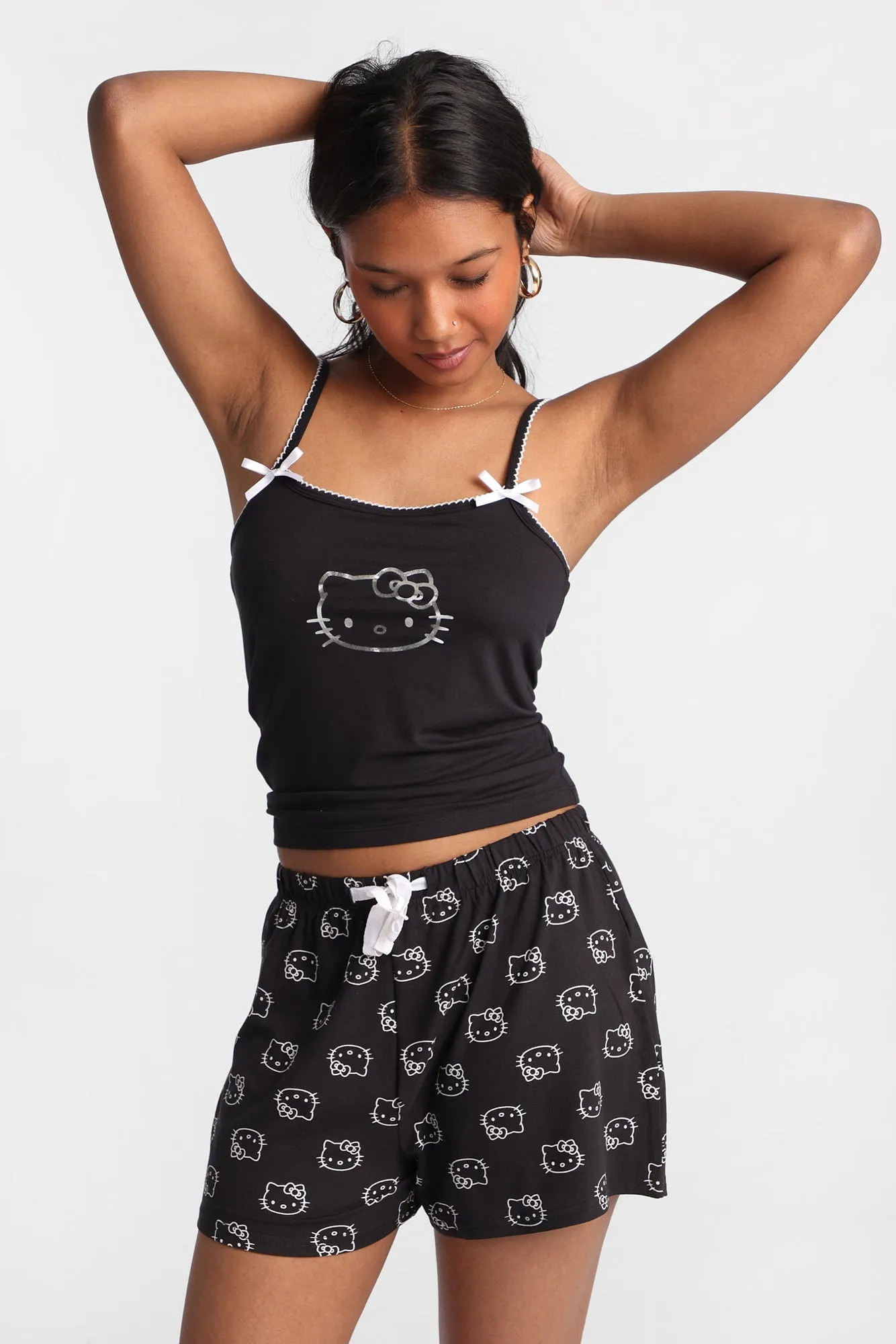 Ensemble camisole et short pyjama imprimé cerises Hello Kitty sold by West49