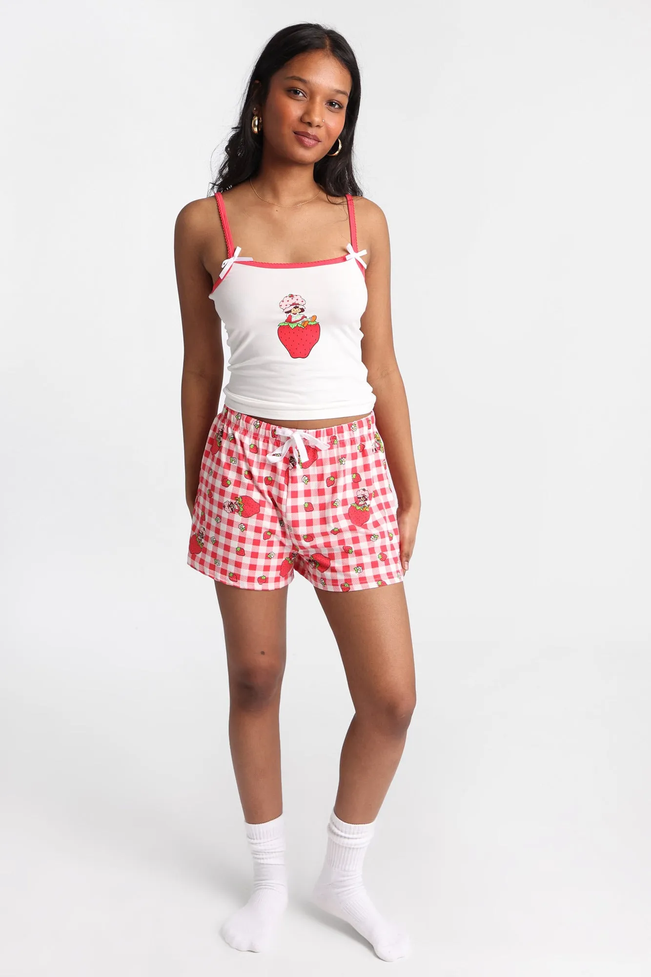 Strawberry Shortcake Pajama Camisole & Shorts 2-Piece Set sold by West49 product image thumbnail 5