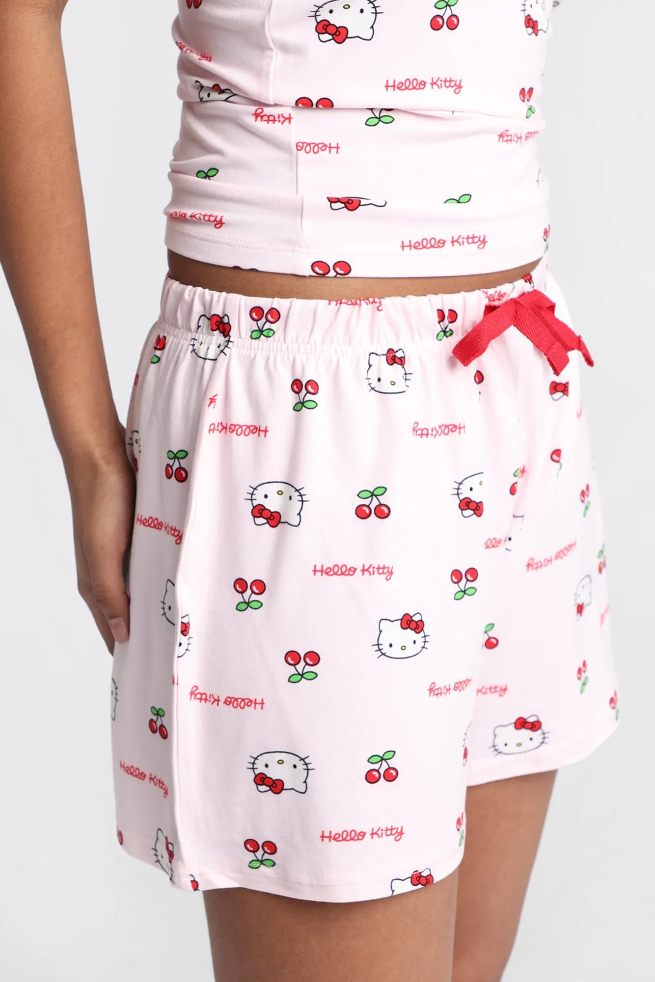 Hello Kitty Cherry Pajama Camisole & Shorts 2-Piece Set sold by West49 product image thumbnail 4