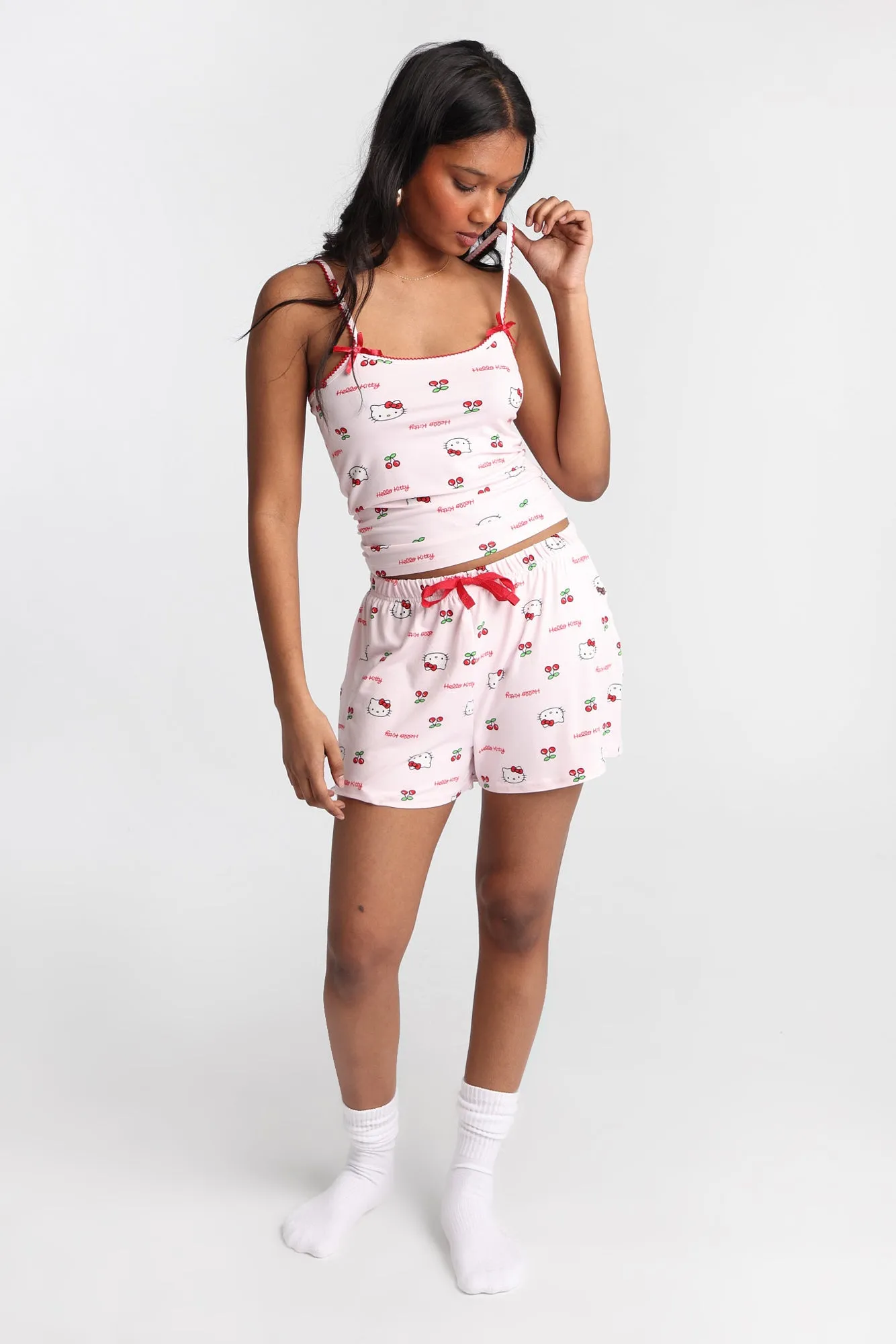 Hello Kitty Cherry Pajama Camisole & Shorts 2-Piece Set sold by West49 product image thumbnail 5