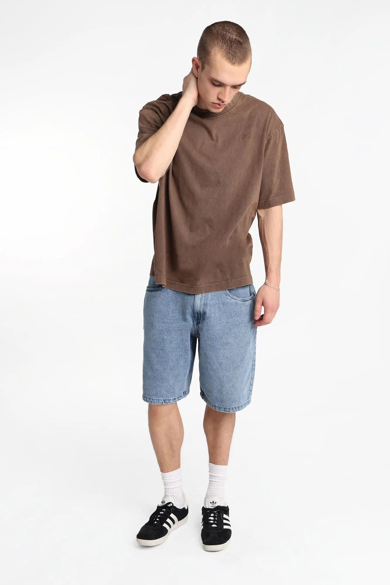 Ford Motor Co. Detroit Embroidered Loose Denim Shorts sold by West49 product image thumbnail 5