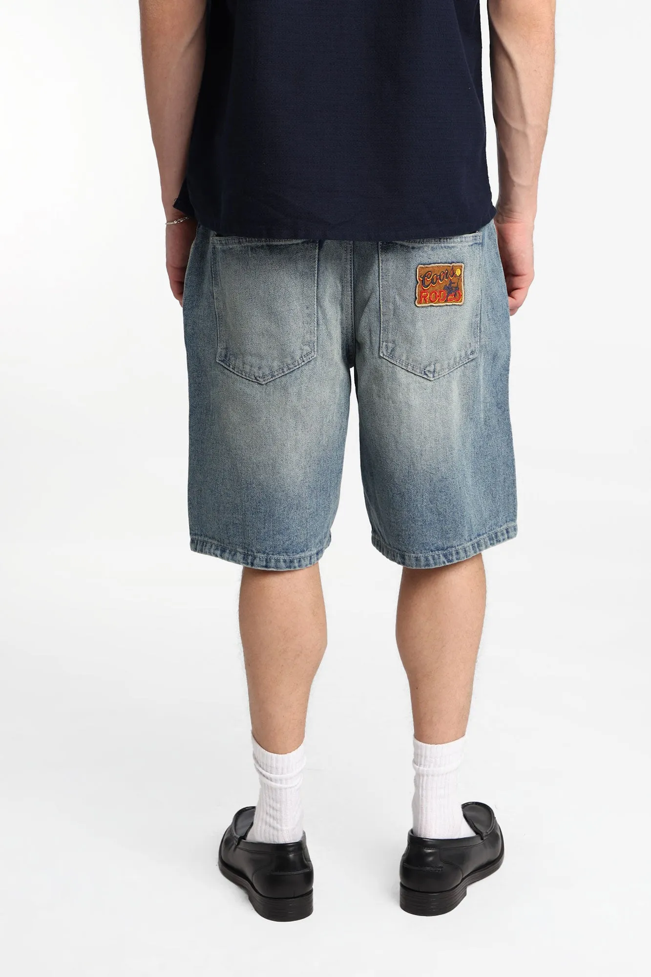 Coors Rodeo Embroidered Loose Denim Shorts sold by West49 product image thumbnail 4