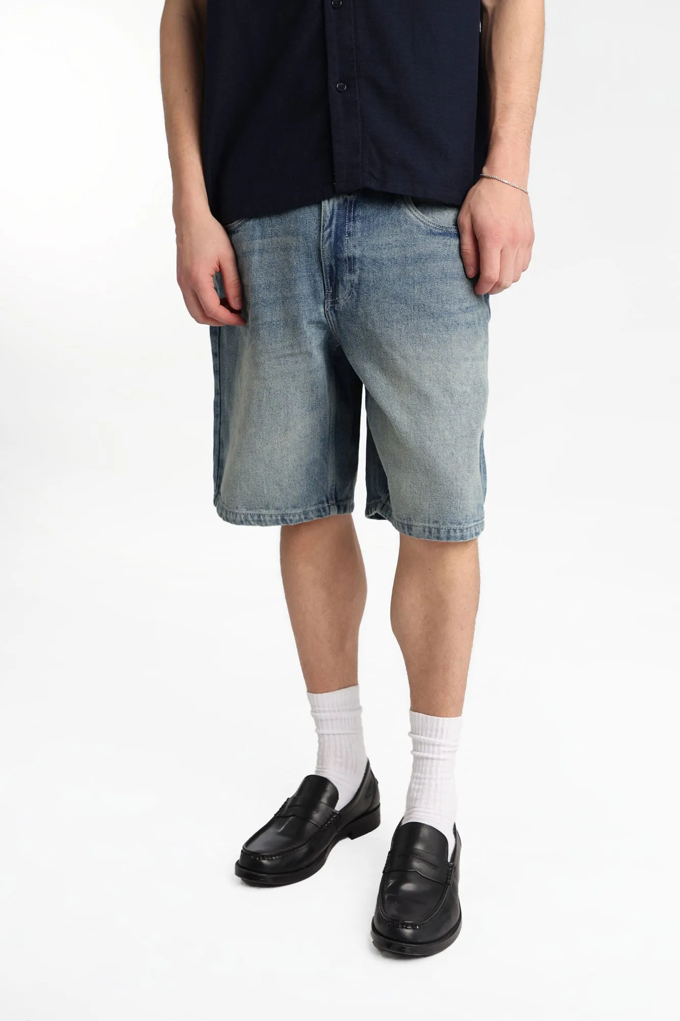 Coors Rodeo Embroidered Loose Denim Shorts sold by West49 product image thumbnail 3