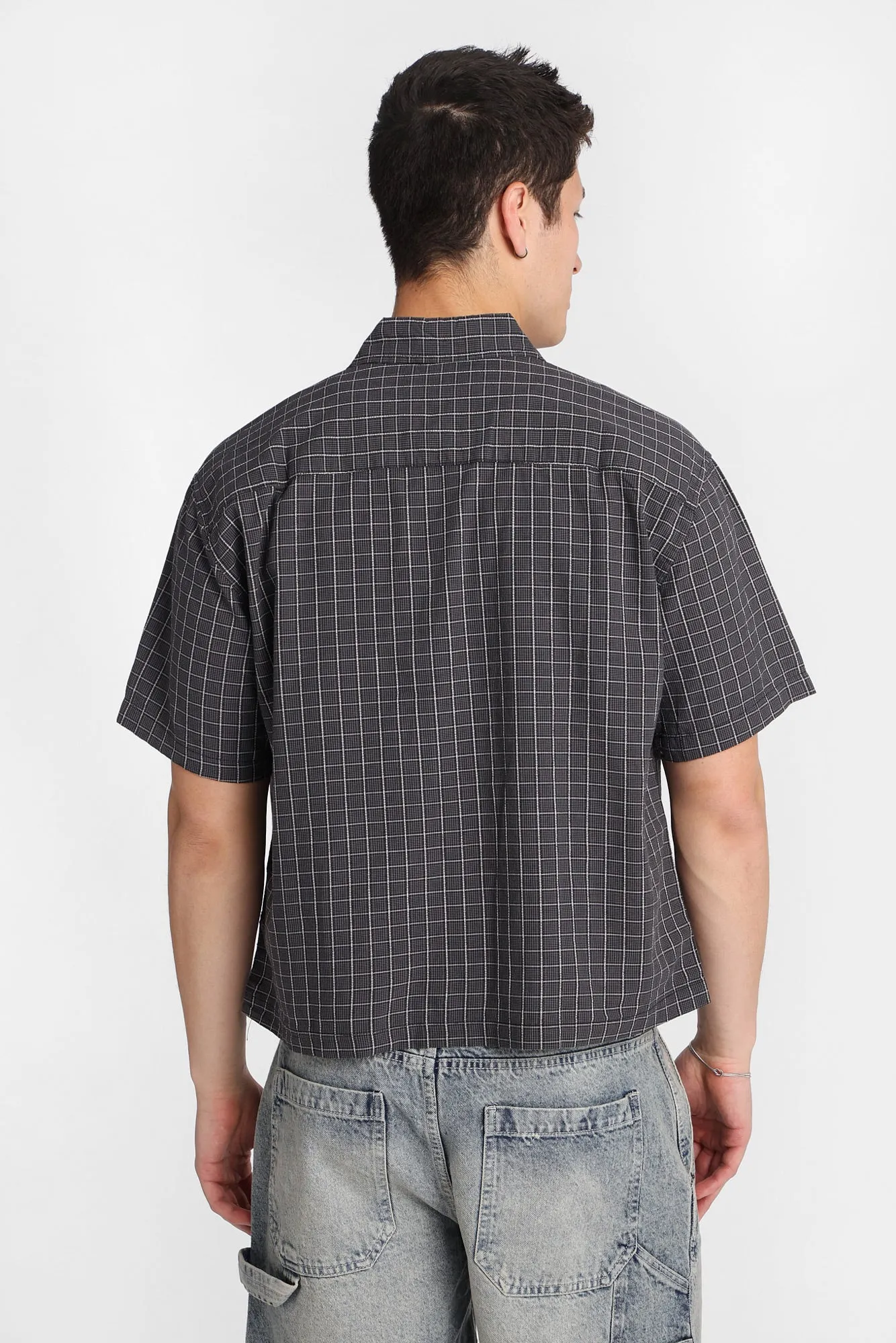 Chemise boutonnée courte à carreaux sold by West49 product image thumbnail 3