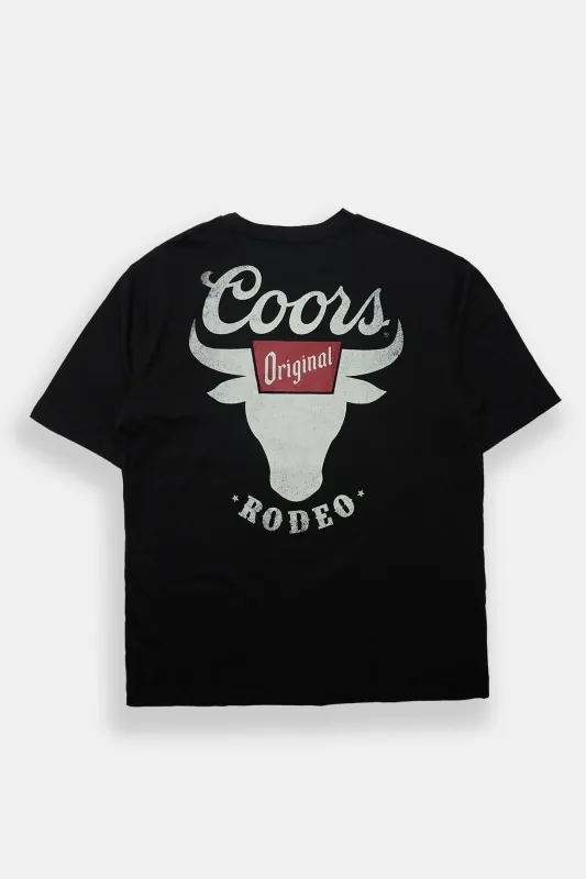 Coors Rodeo Club Graphic Oversized Tee made by Coors