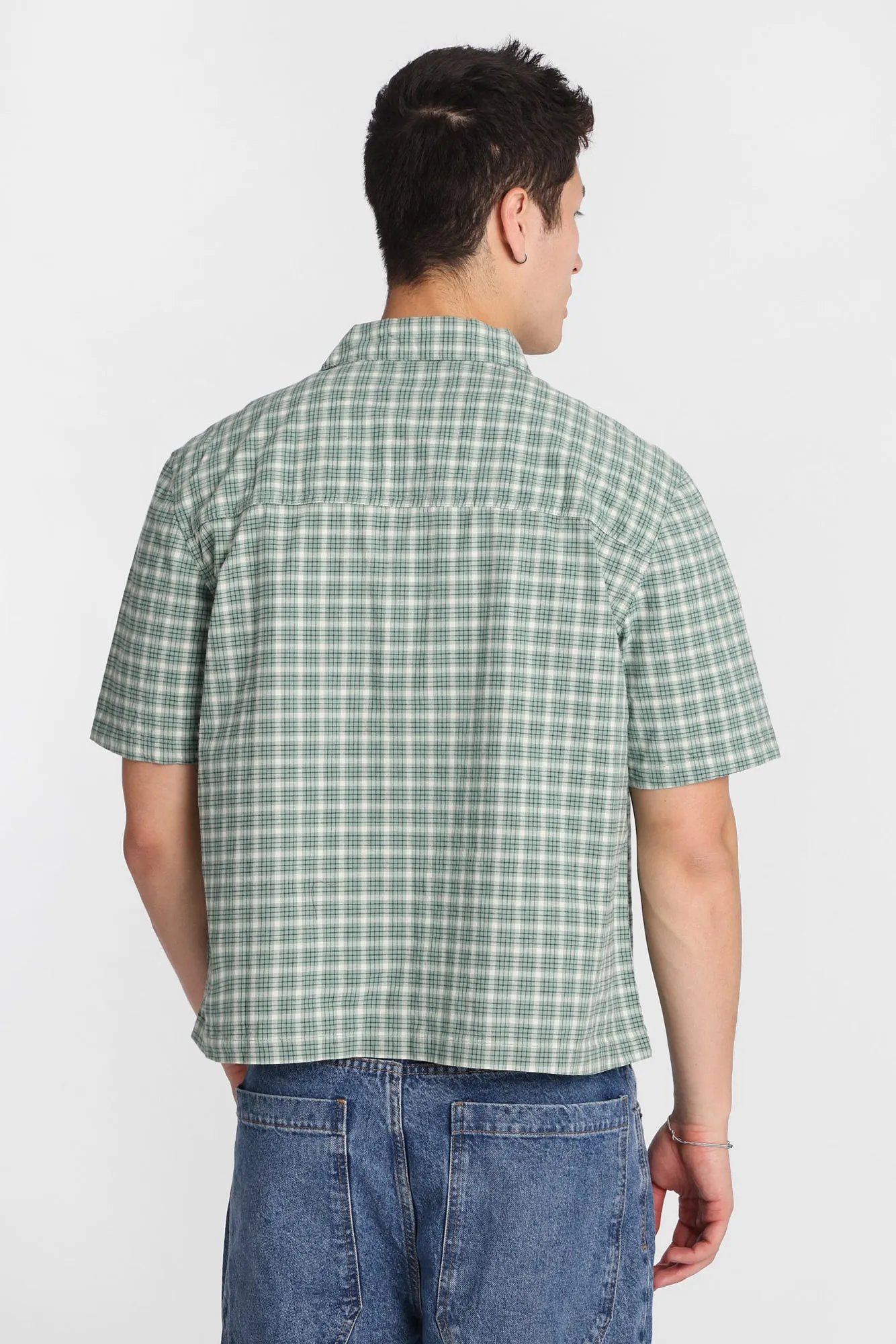 Chemise à carreaux brodé cerise sold by West49 product image thumbnail 3