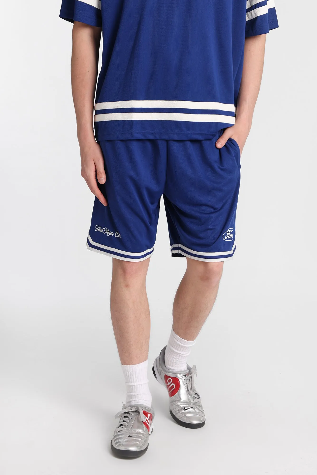 Short en maille imprimé Ford sold by West49
