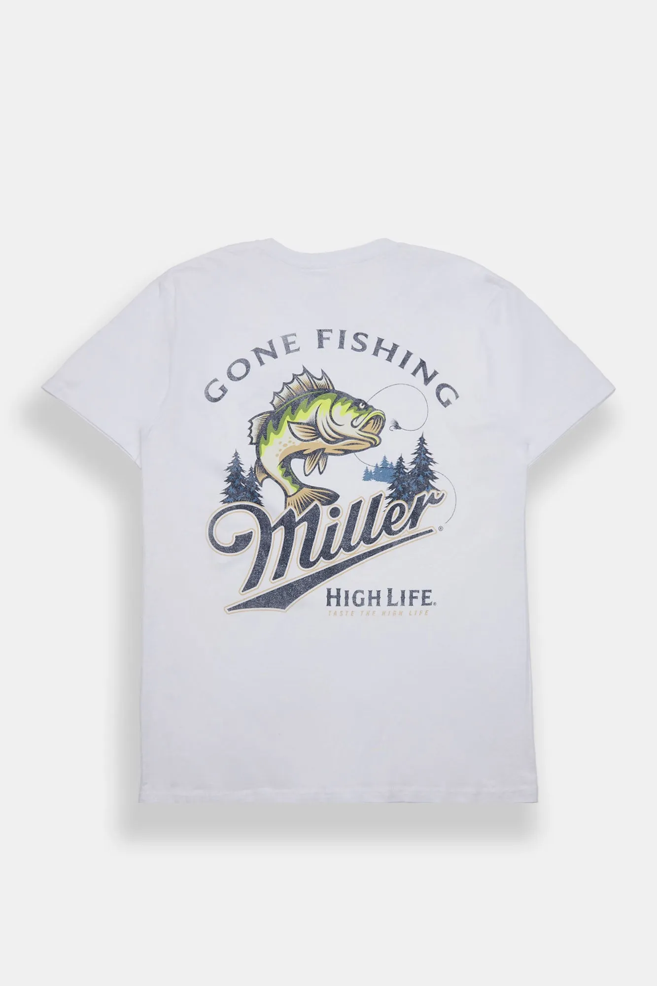 T-shirt imprimé Miller High Life Gone Fishing sold by West49