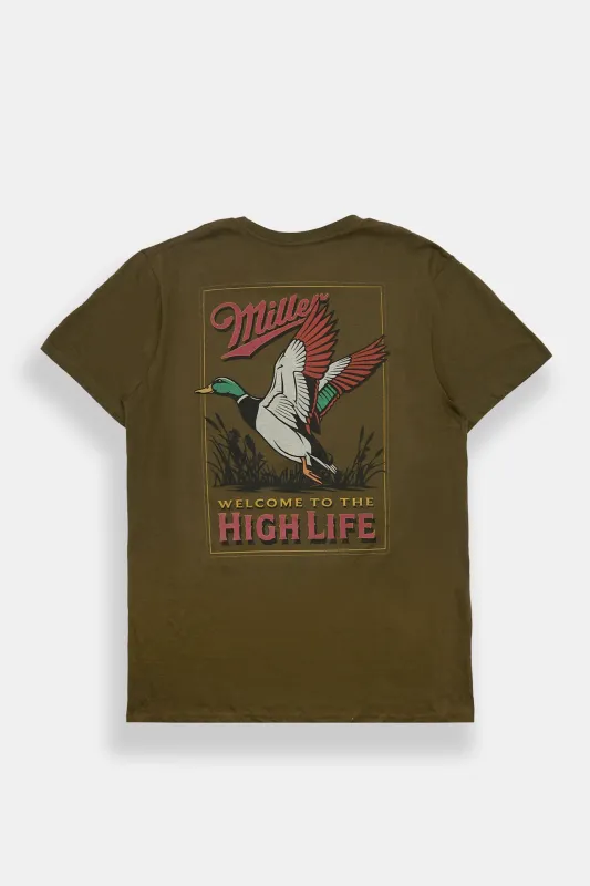 T-shirt imprimé Miller High Life made by West49