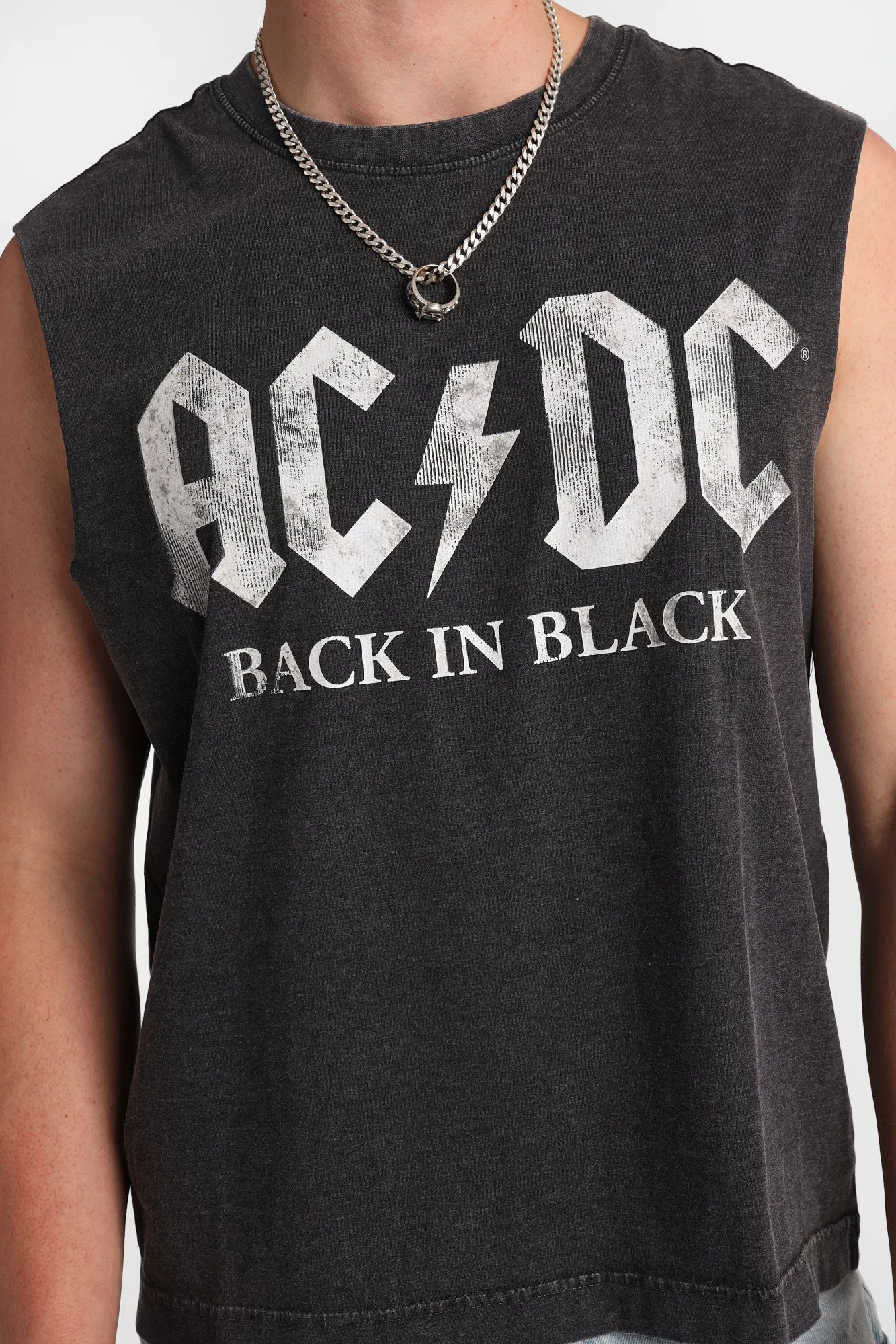 Débardeur surdimensionné AC/DC Back In Black sold by West49 product image thumbnail 2