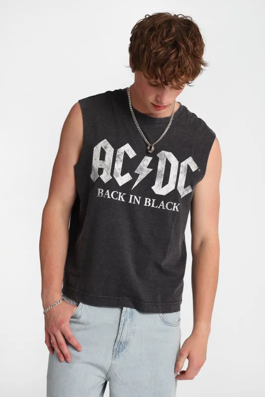 Débardeur surdimensionné AC/DC Back In Black made by AC/DC