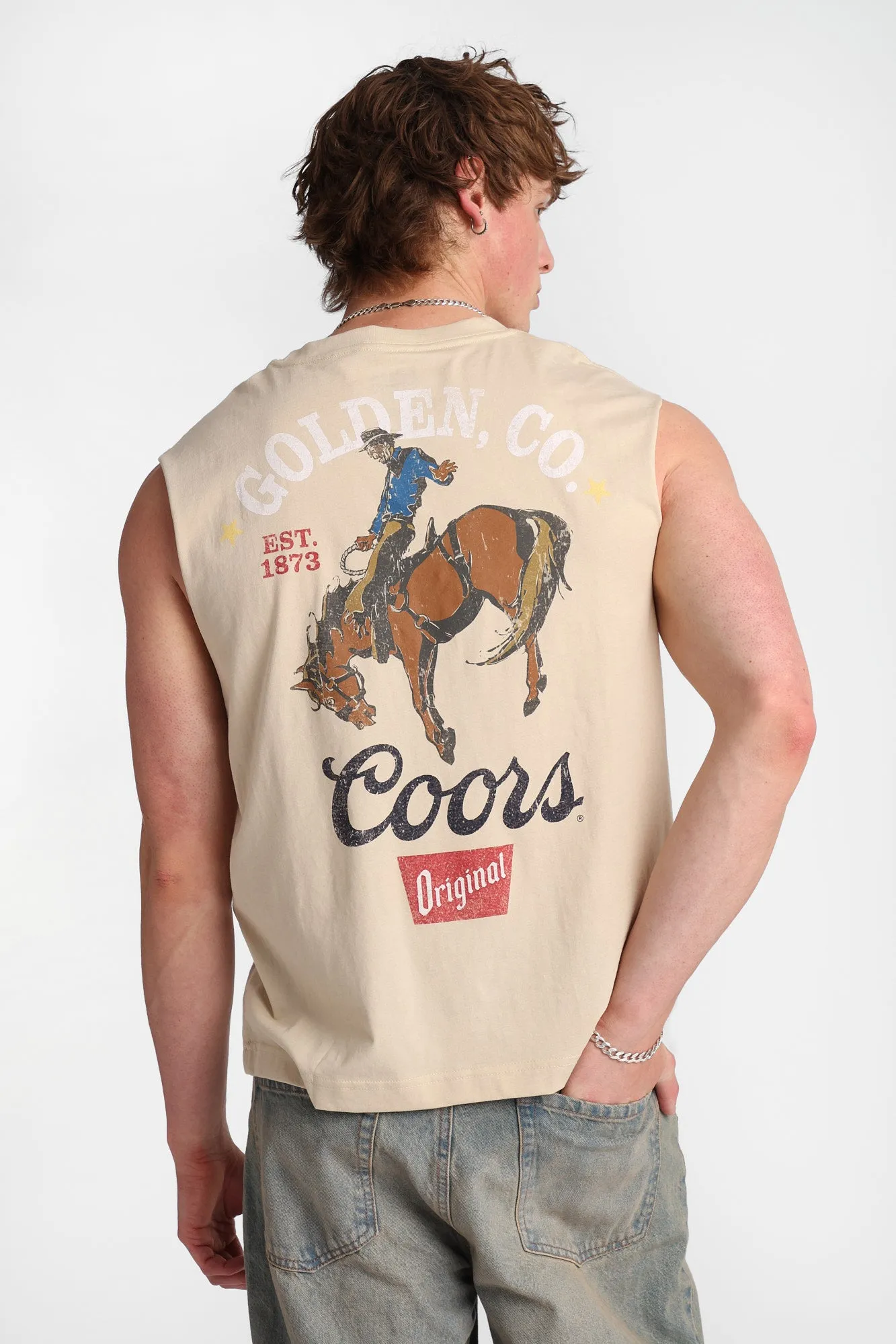 Coors Original Golden Co. Graphic Oversized Tank Top sold by West49 product image thumbnail 3