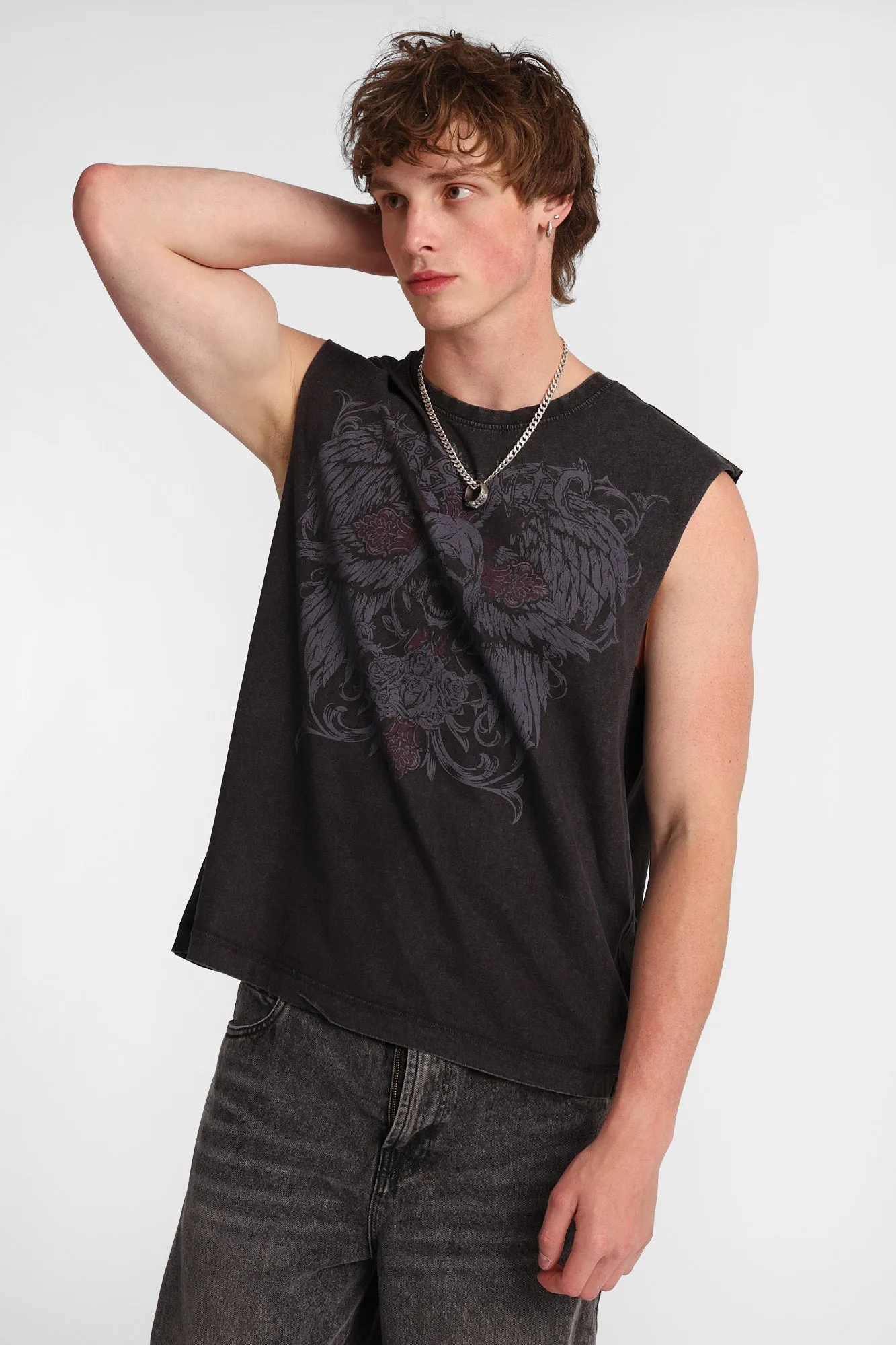 Arsenic Reaper Angel Graphic Tank Top sold by West49