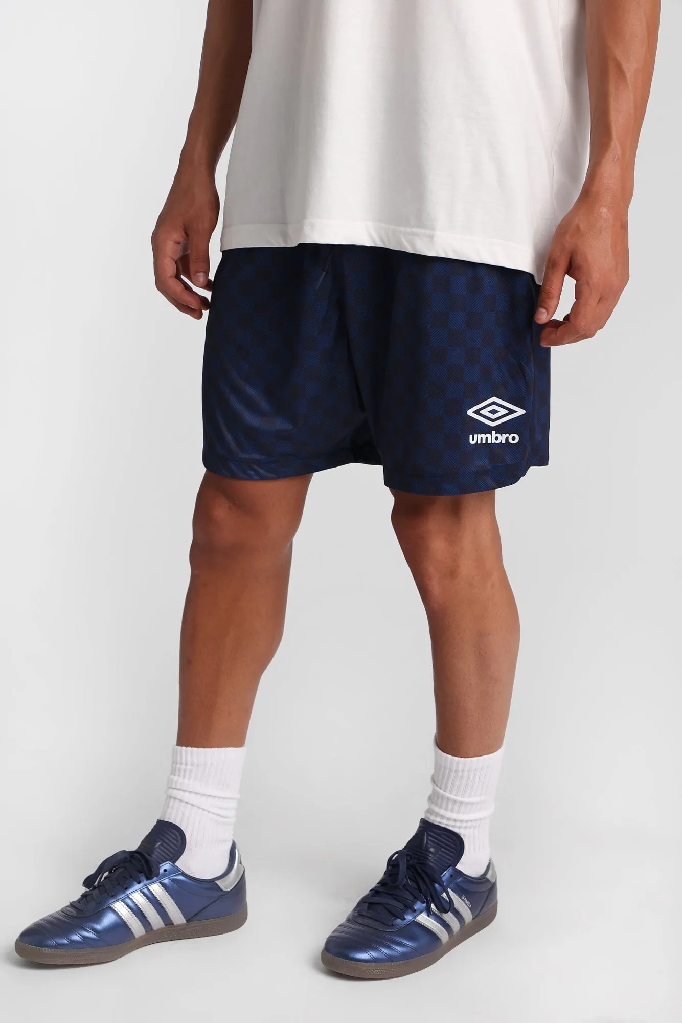 Short de soccer en maille à damier Umbro sold by West49
