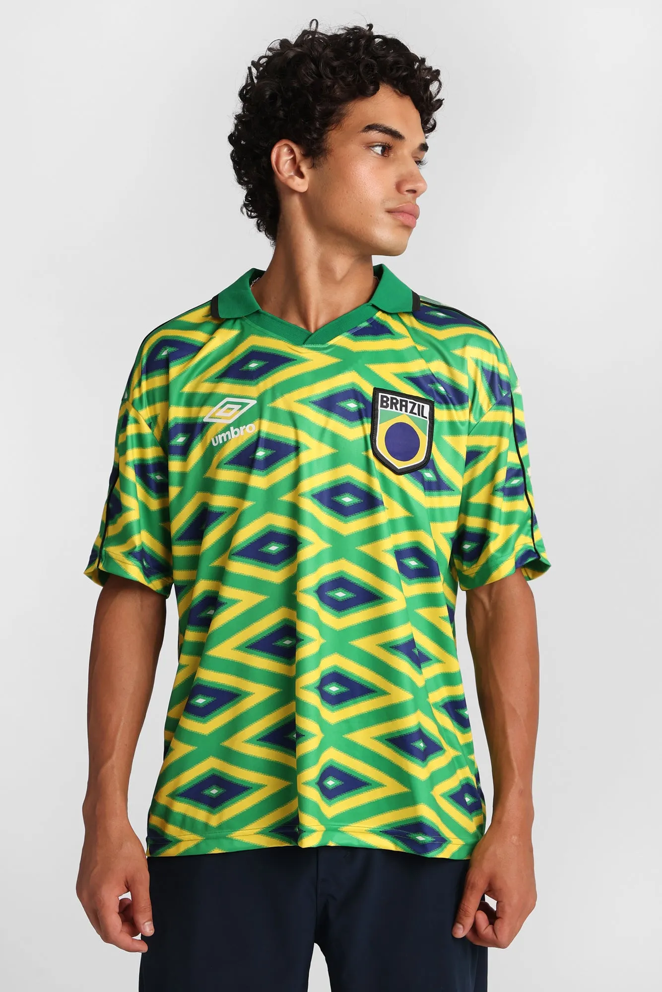 Umbro Brazil Graphic Soccer Jersey sold by West49