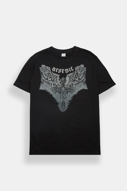 T-shirt imprimé croix en ruine Arsenic made by West49