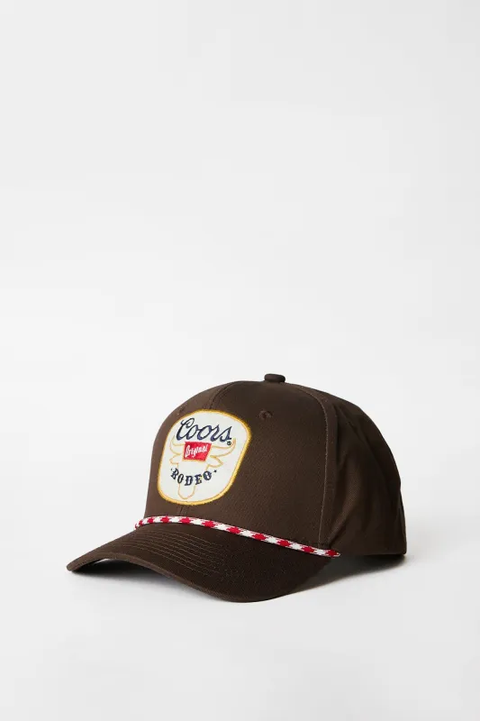 Coors Rodeo Patch Embroidered Baseball Cap made by Coors