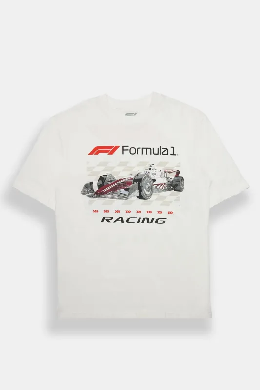Formula 1 Racing Division Graphic Oversized Tee made by West49