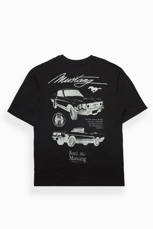 Ford Mustang Oversized Graphic Tee made by Ford
