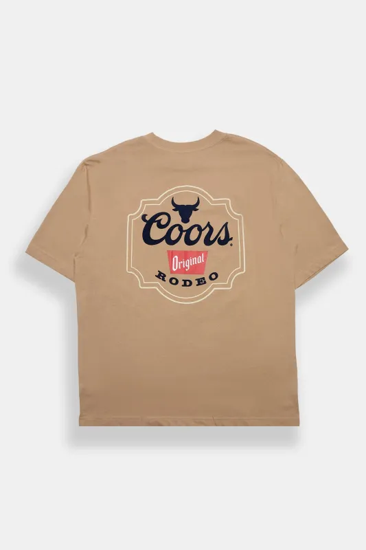 Coors Rodeo Club Graphic Oversized Tee made by Coors