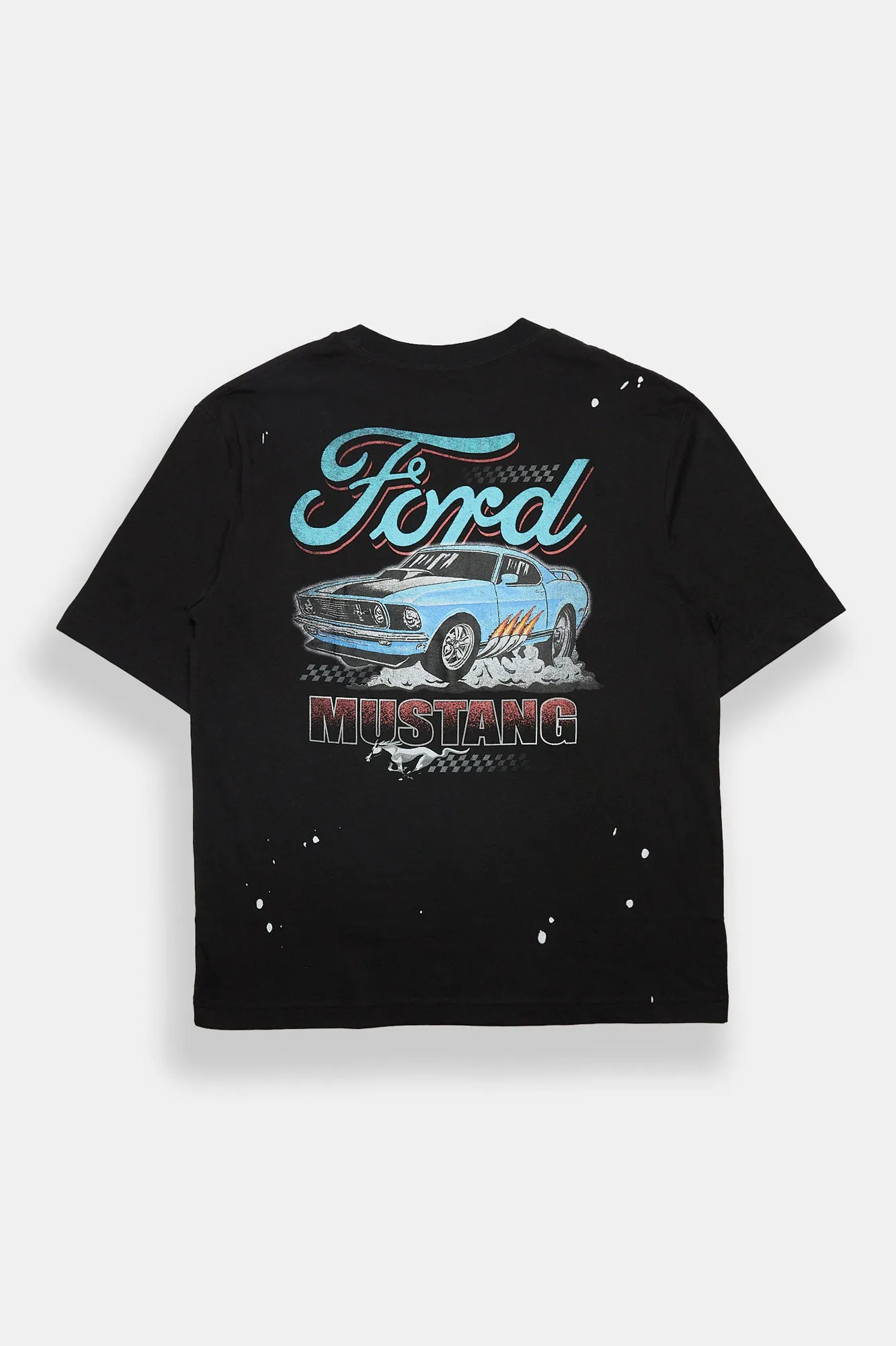 T-shirt surdimensionné imprimé Ford Mustang sold by West49