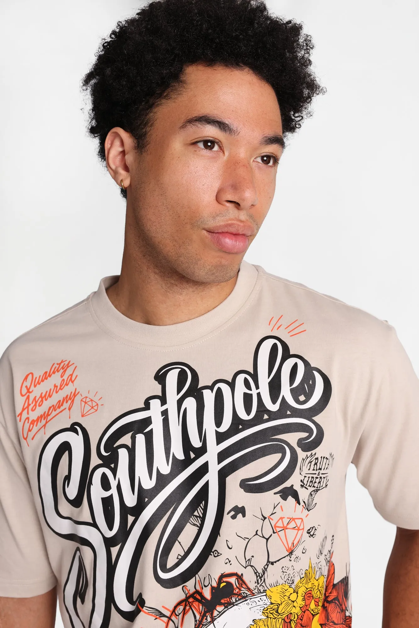 Southpole Faith Over Fear Skull Graphic Tee sold by West49 product image thumbnail 3