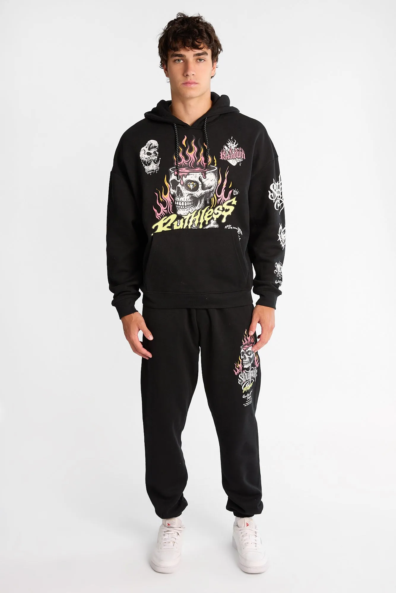Southpole Ruthless Skull Graphic Hoodie sold by West49 product image thumbnail 5