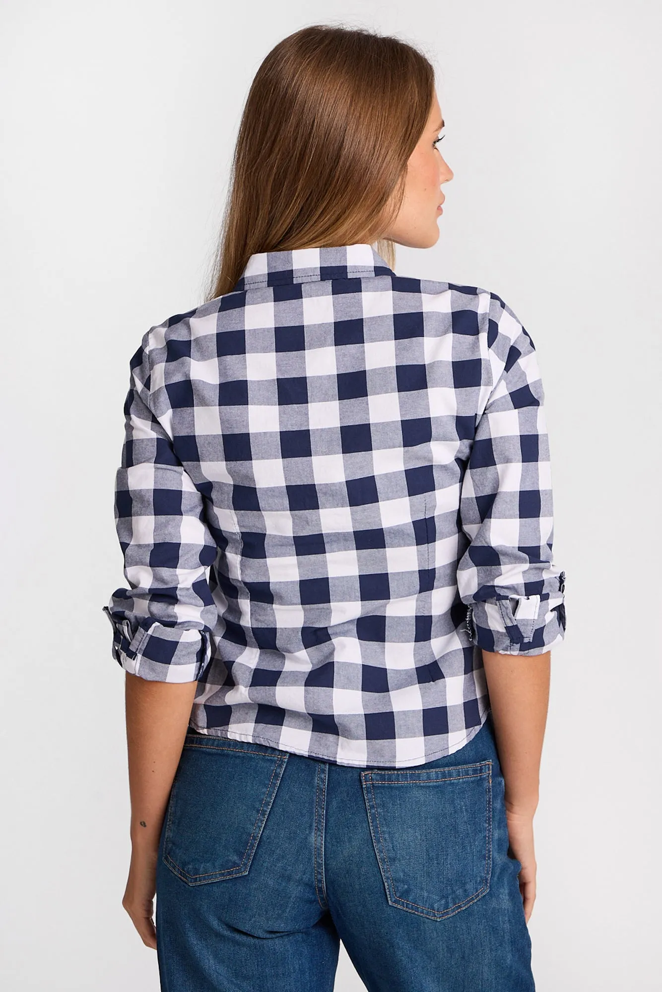 Cotton Long Sleeve Button-Up Oxford Shirt sold by West49 product image thumbnail 4