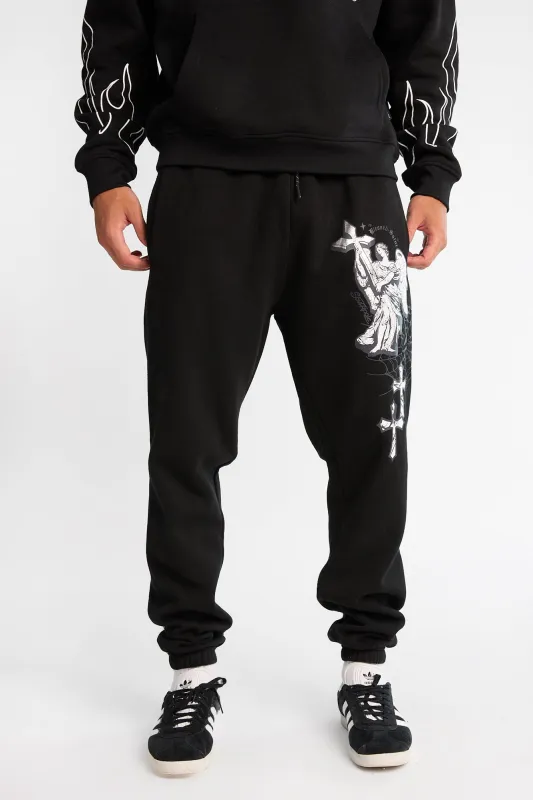 Jogger en molleton imprimé Southpole made by South Pole