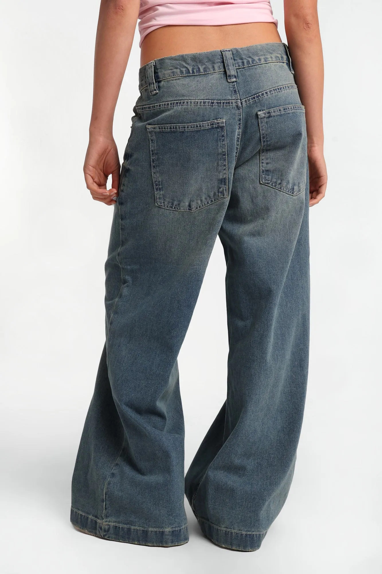 Jean ultra-ample taille basse sold by West49 product image thumbnail 3