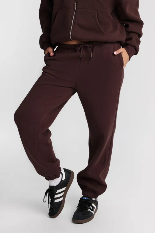 Pantalon en molleton à jambe large en mélange de coton made by Bluenotes