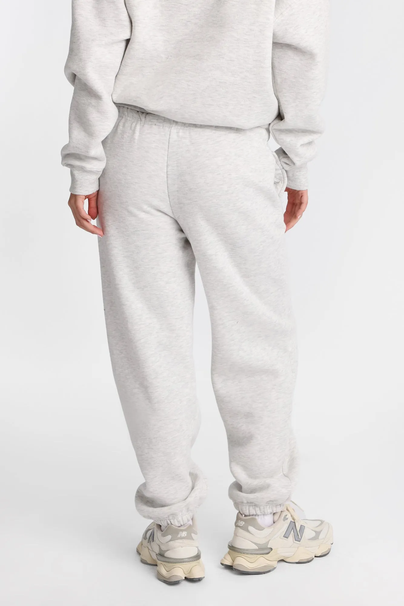 Pantalon en molleton à jambe large en mélange de coton sold by West49 product image thumbnail 4
