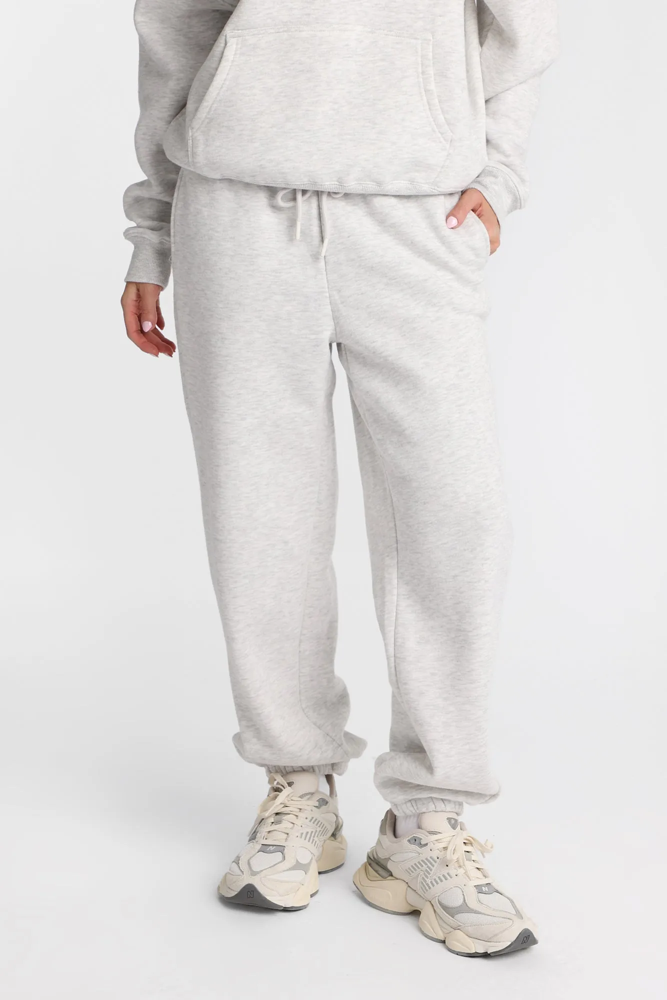 Pantalon en molleton à jambe large en mélange de coton sold by West49 product image thumbnail 2