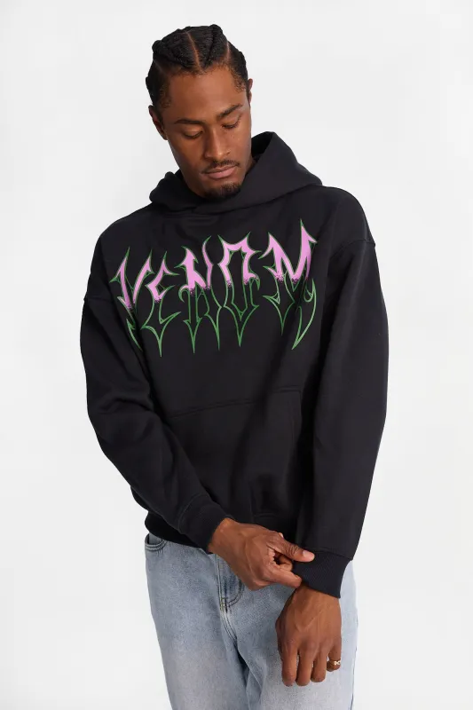 Venom Lethal Protector Graphic Boxy Hoodie made by Spiderman