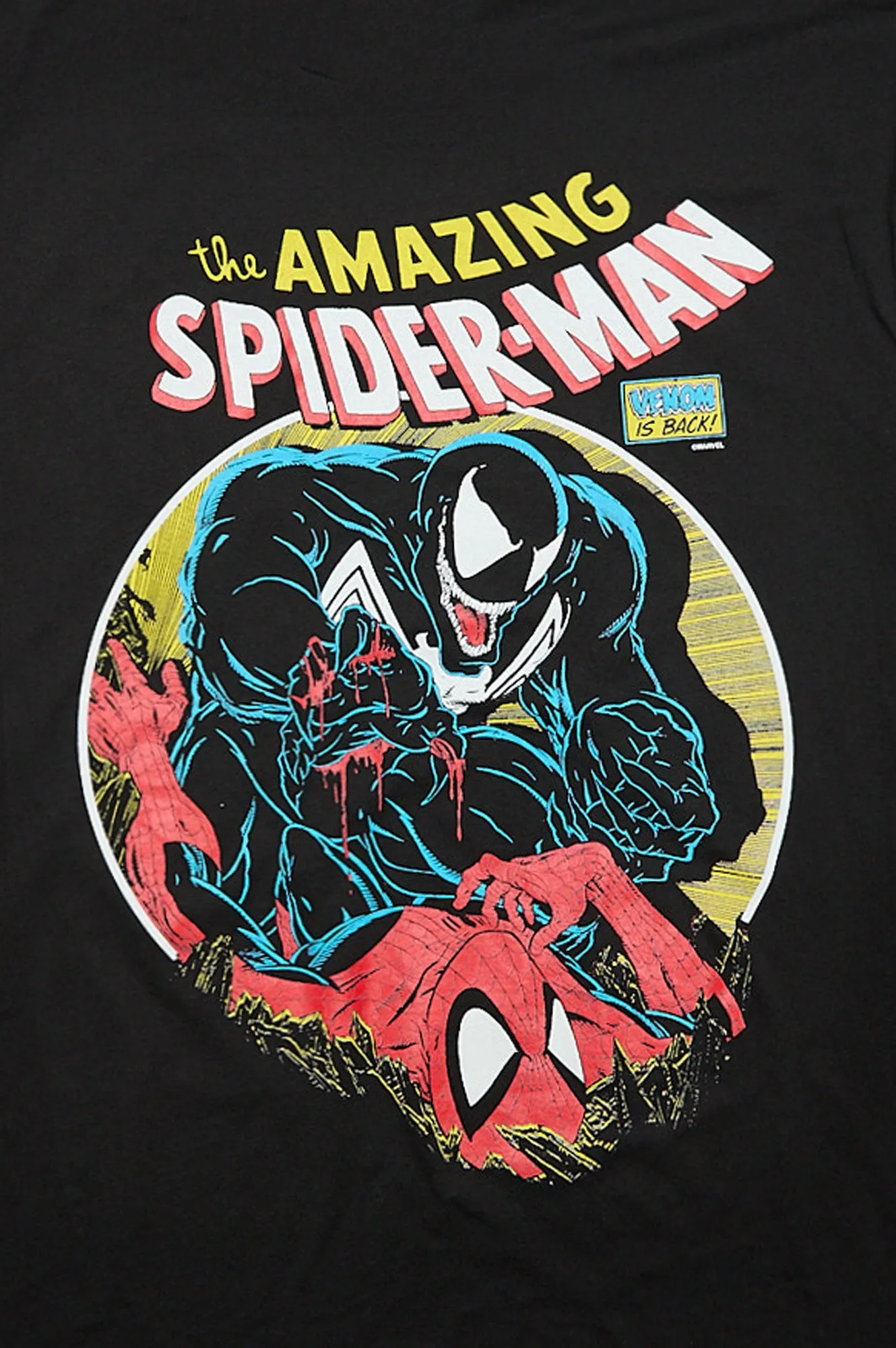 T-shirt surdimensionné imprimé The Amazing Spider-Man Venom Is Back sold by West49 product image thumbnail 2