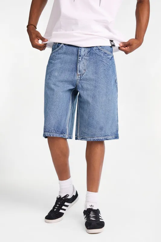 Short en jean à patch brodé Tapout made by Tapout