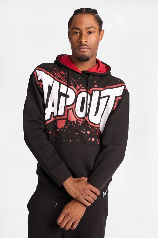Haut à capuchon imprimé logo Tapout made by Tapout