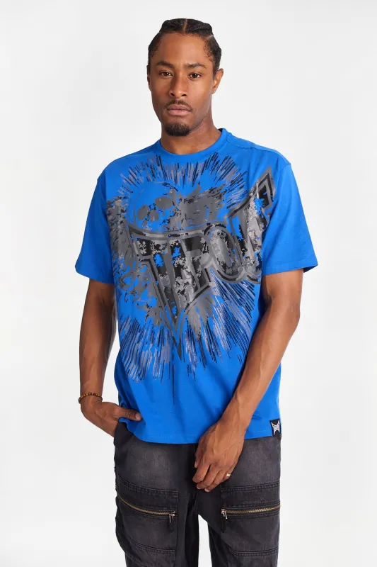 T-shirt classique imprimé logo Tapout tête de mort made by Tapout
