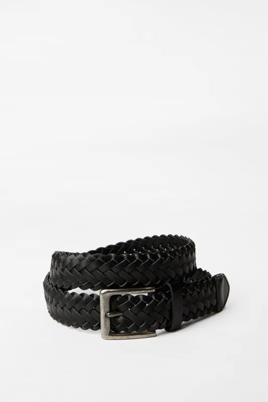 Ceinture en similicuir tressé made by Bluenotes