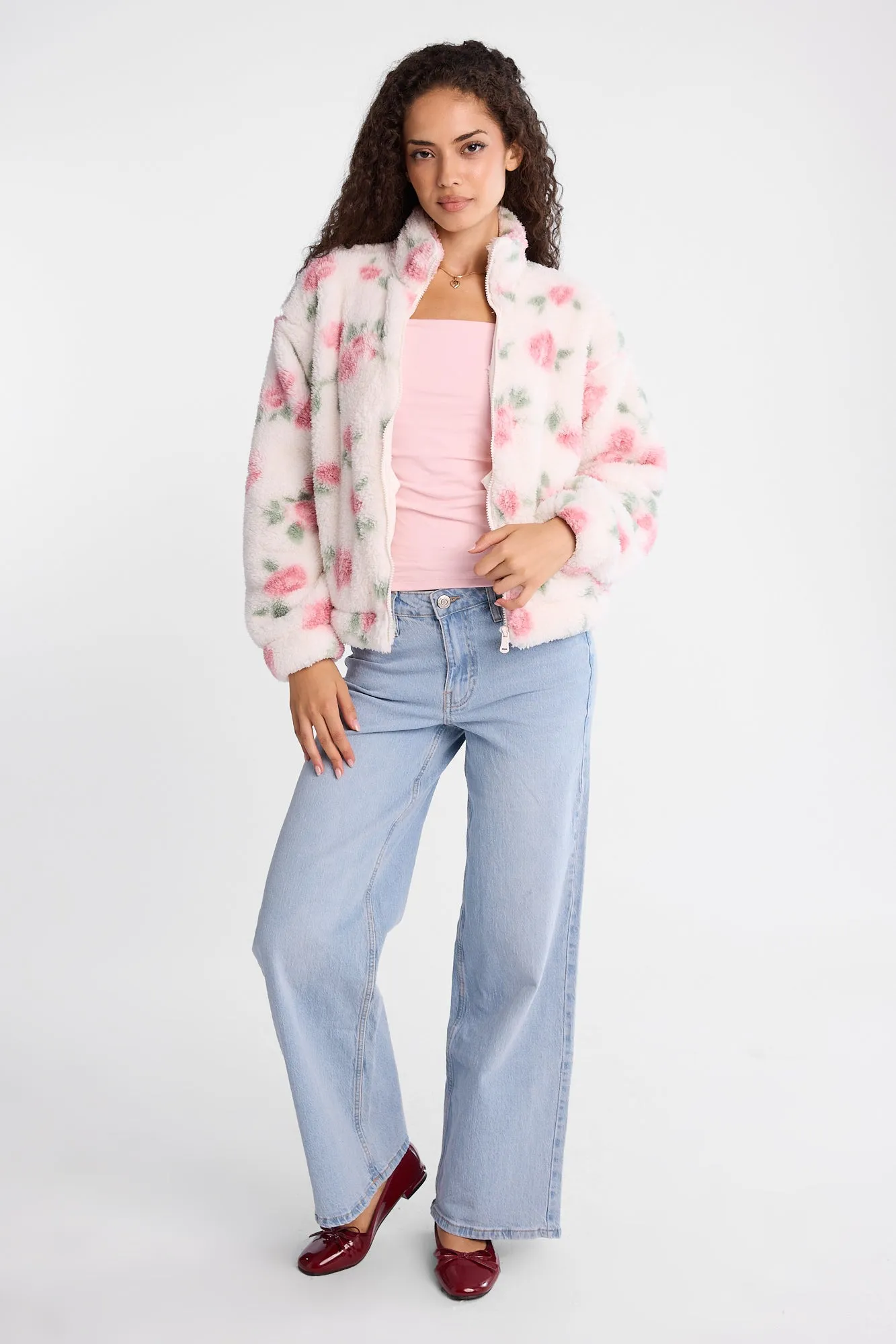 Veste zippée en sherpa sold by West49 product image thumbnail 5