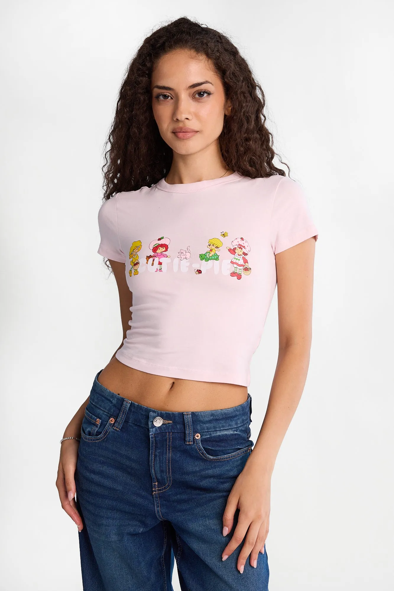 T-shirt ajusté imprimé Charlotte aux fraises sold by West49