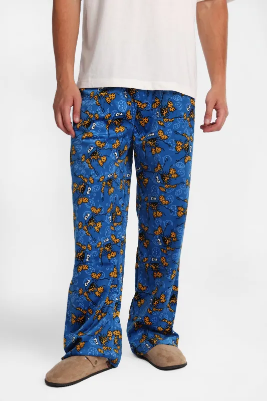 Pantalon de pyjama imprimé Cookie Monster made by Sesame Street