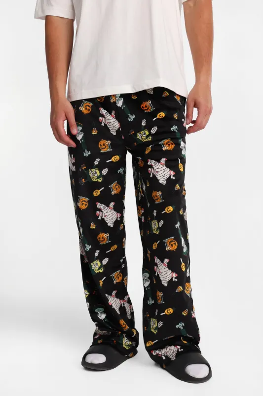 Pantalon pyjama en molleton soyeux imprimé momie Peanuts Snoopy made by Peanuts