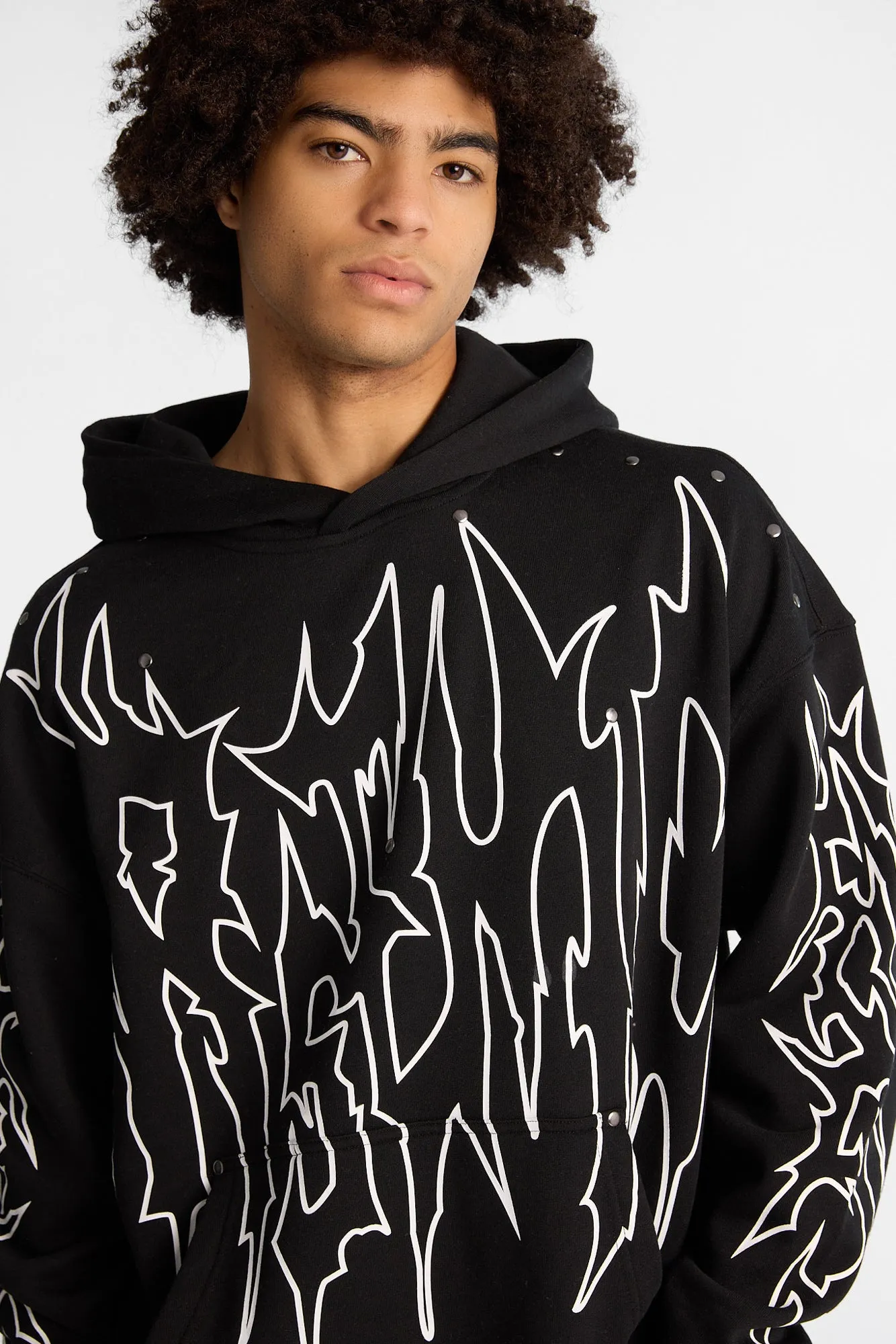 Arsenic Graphic Studded Boxy Hoodie sold by West49 product image thumbnail 3