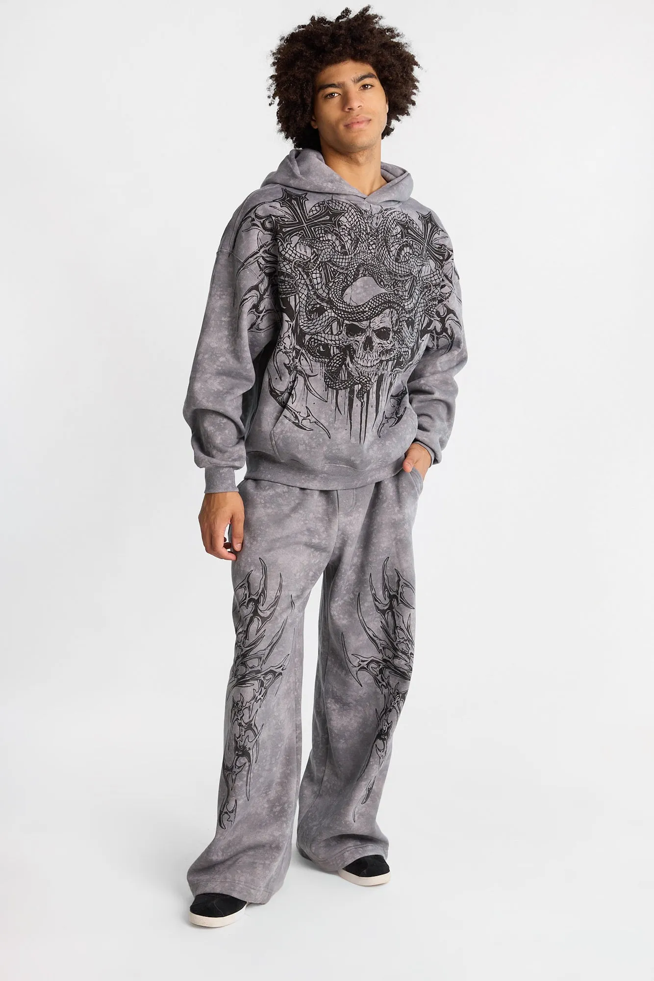 Arsenic Cobra Graphic Washed Boxy Hoodie sold by West49 product image thumbnail 4