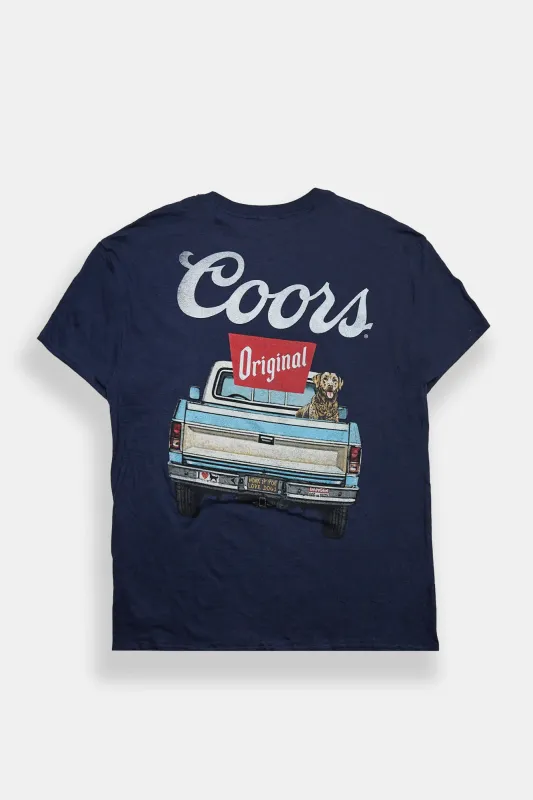 T-shirt imprimé Coors Original camion et chien made by Coors