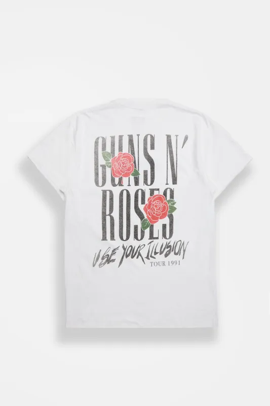 Guns N' Roses Use Your Illusion Tour 1991 Graphic T-Shirt made by West49