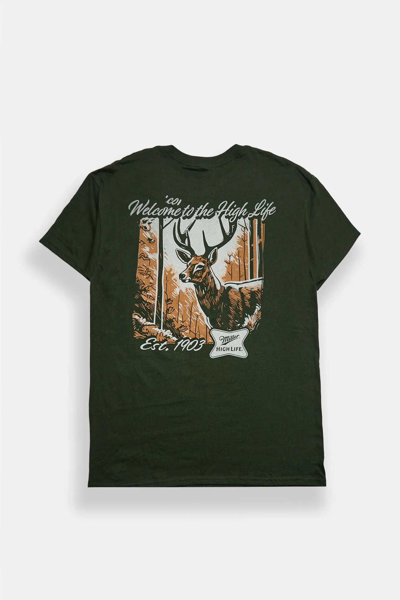 Miller High Life Deer Est. 1903 Graphic T-Shirt sold by West49