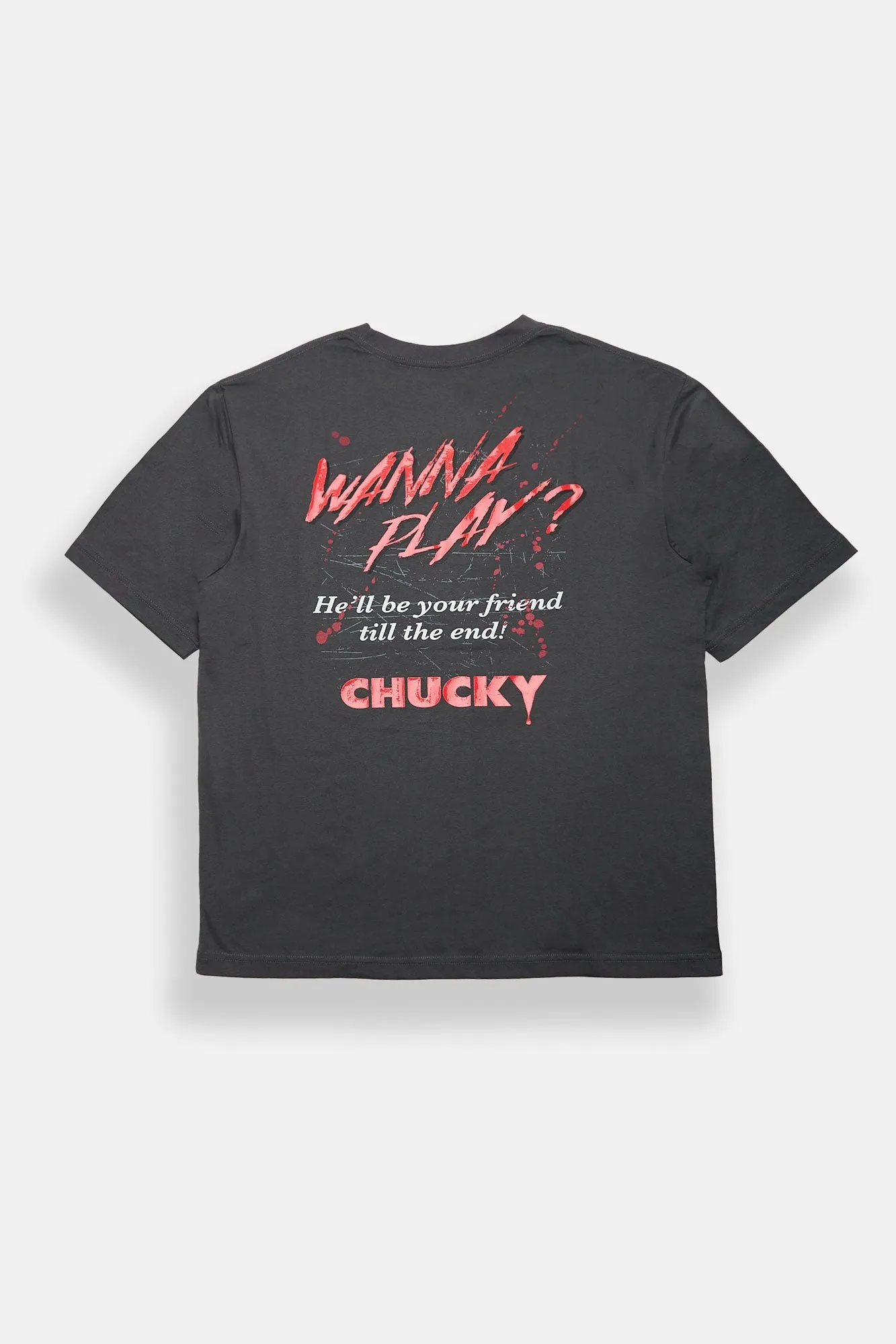 Chucky Wanna Play Graphic Oversized T-Shirt sold by West49 product image thumbnail 2